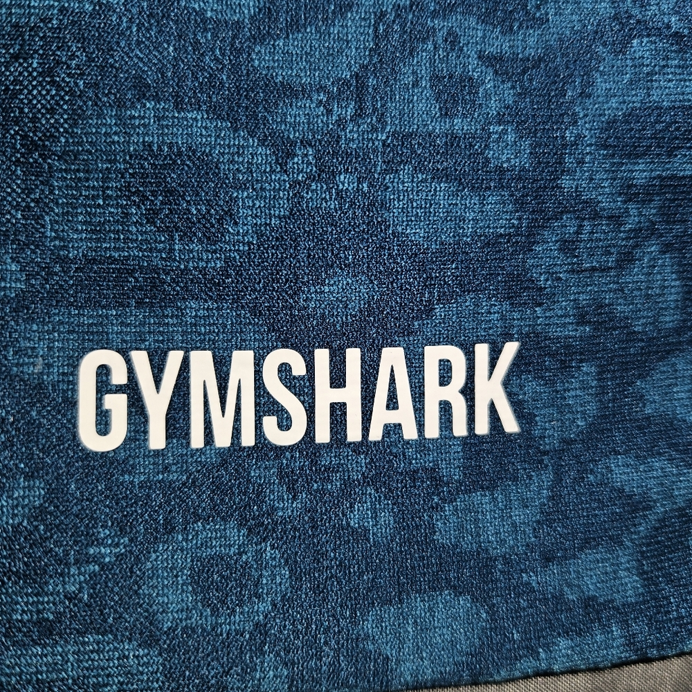 Gymshark L Leopard Teal Leggings